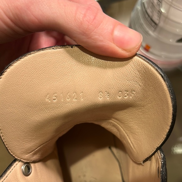 Black Gucci Leather High-Tops- Tiger - Picture 5 of 5